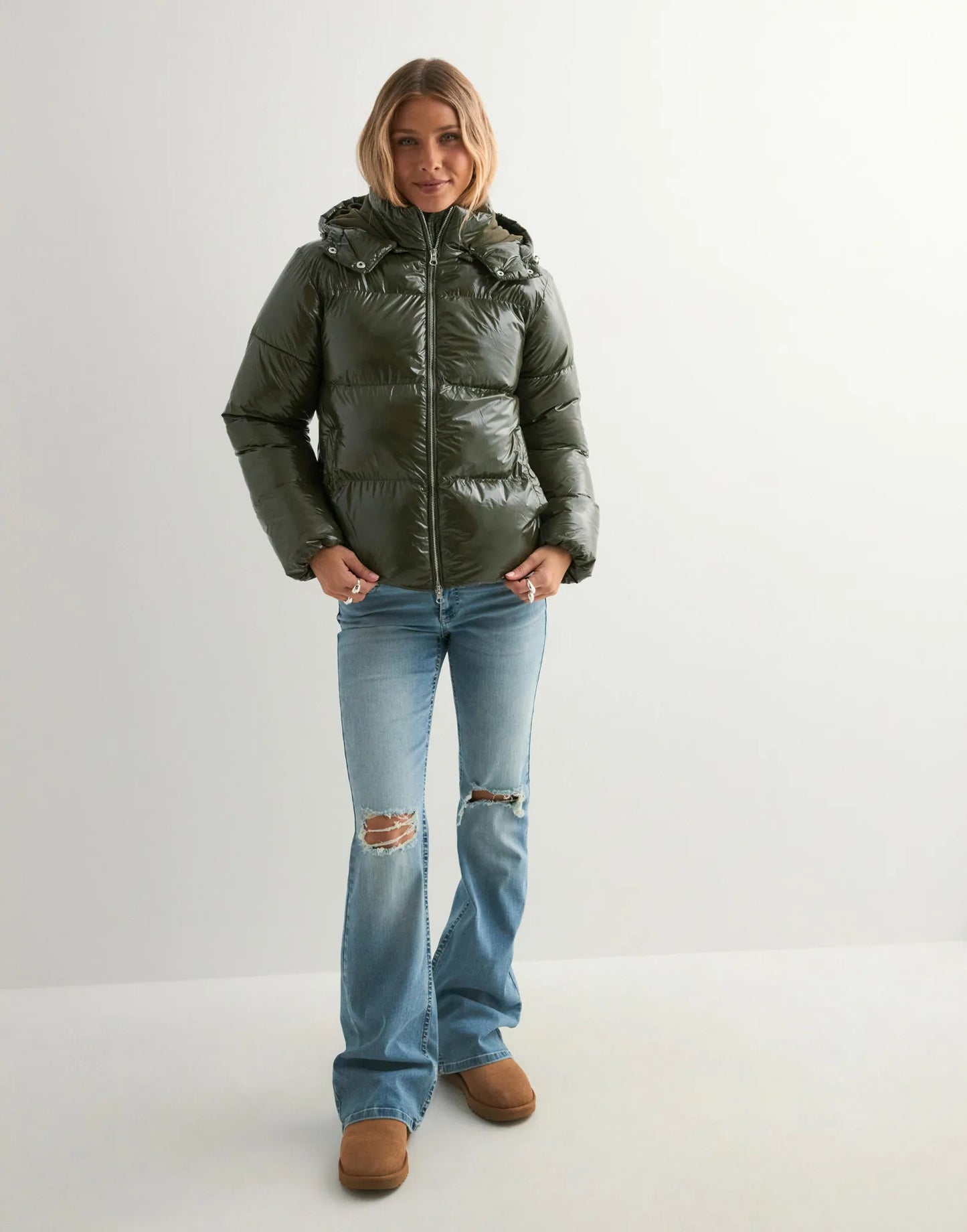Chaqueta acolchada Noemi con capucha