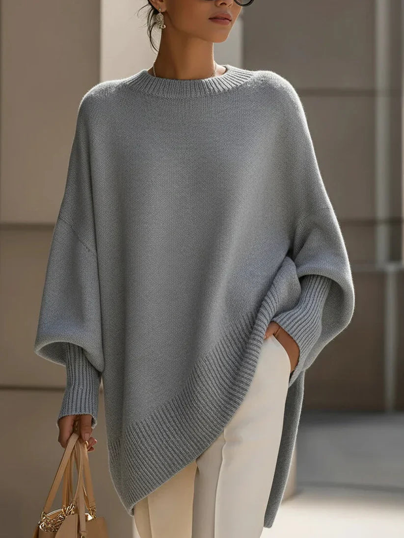 Valentina | Sueter tipo poncho extra grande