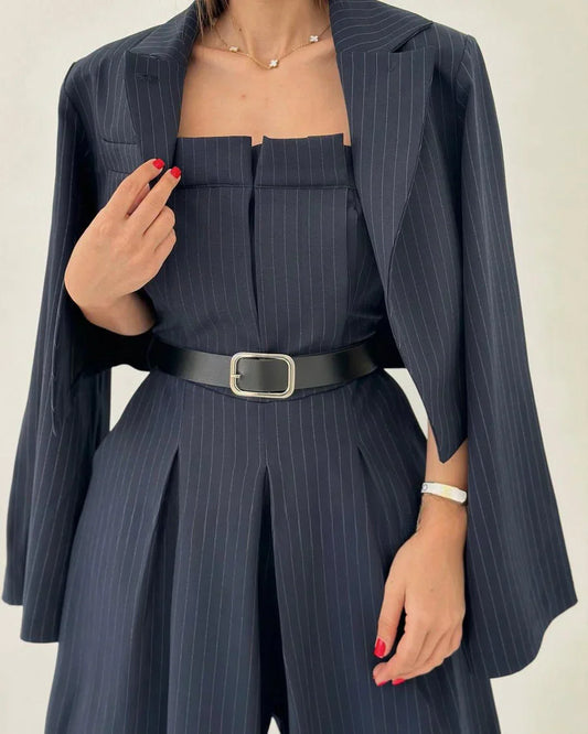Eclat™ - Conjunto de corpiño + chaqueta para mujer: estilo elegante y moderno