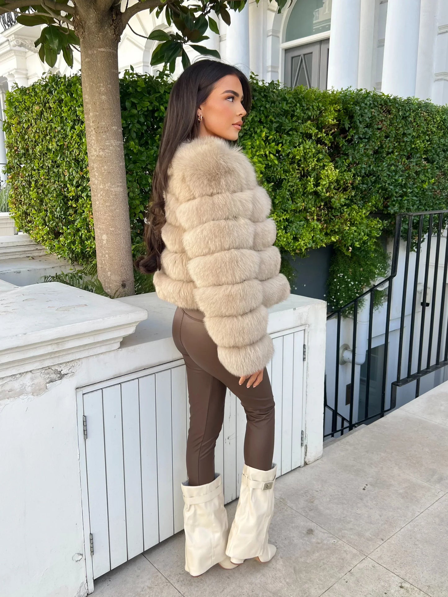 Chaqueta de piel Tiana Elegance