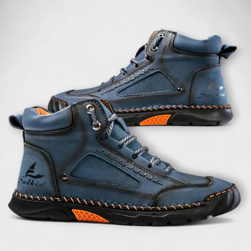 ZAPATOS ALTOS DE CUERO INDESTRUCTIBLES, IMPERMEABLES Y ORTOPEDICOS