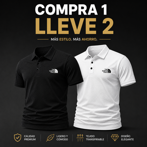 COMPRA 1 Y LLÉVATE 2 Polo Premium TNF 2026